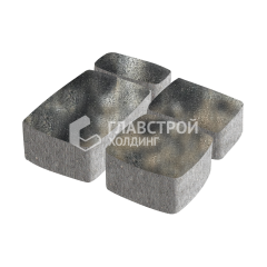 Тротуарная плитка Классика 4 камня, стоун, 4 см