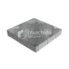 Тротуарная плитка Квадрат 300х300х60, антрацит
