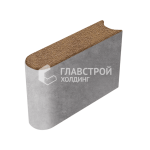 Бордюрный камень БРШ 50.20.8, листопад на камне