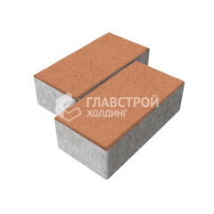 Тротуарная плитка 240х120х70, оранжевая