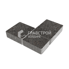 Тротуарная плитка Новый город, джафар черный, 6 см