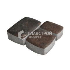 Тротуарная плитка Классика 3 камня, конго, 4 см
