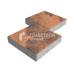 Тротуарная плитка Квадрат 300х300х60, сомон