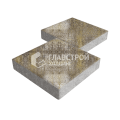 Тротуарная плитка Квадрат 300х300х60, степь