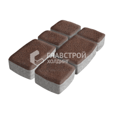 Тротуарная плитка Классика 3 камня, барселона, 6 см