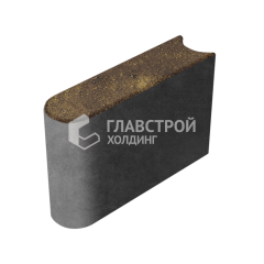 Камень бортовой БРШ 50.20.8, осень, черное основание