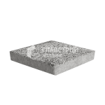 Тротуарная плитка 3Д, антрацит с мраморной крошкой, 6 см