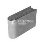 Бордюрный камень БРШ 50.20.8, джафар-черный с гранитной крошкой