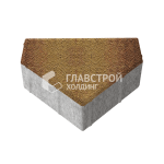 Тротуарная плитка Шапка Епископа, каир на камне, 6 см