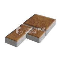 Тротуарная плитка Рубико, листопад, 6 см