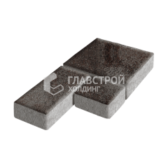 Тротуарная плитка Рубико, мокко, 6 см