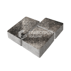 Тротуарная плитка Лэндхаус, агат коричневый, 8 см