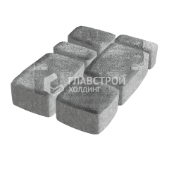 Тротуарная плитка Классико, антрацит, 6 см