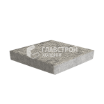 Тротуарная плитка Ромб 3D, аляска с мраморной крошкой, 6 см