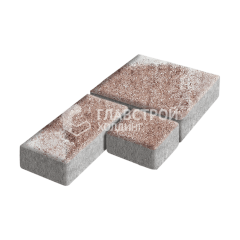 Тротуарная плитка Рубико, хаски, 6 см