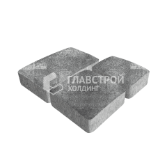 Тротуарная плитка Брук, антрацит, 4 см