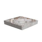 Тротуарная плитка Ромб 3Д, сомон на камне, 6 см