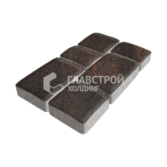 Тротуарная плитка Брук, кармен, 4 см