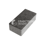 Тротуарная плитка Прямоугольник 50х25х6 см, джафар-черная на камне