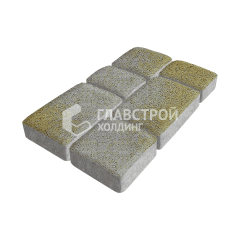 Тротуарная плитка Брук, меланж, 4 см