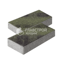 Тротуарная плитка 600х300х60, янтарь на камне