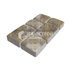 Тротуарная плитка Брук, степь, 4 см