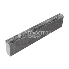 Камень бортовой БР 100.20.8, антрацит с мраморной крошкой