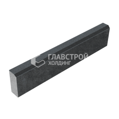 Камень бортовой БР 100.20.8, черный в полном окрасе