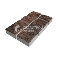 Тротуарная плитка Брук, сорренто с мраморной крошкой, 4 см