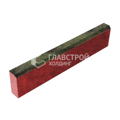 Камень бортовой БР 100.20.8, янтарь, красное основание