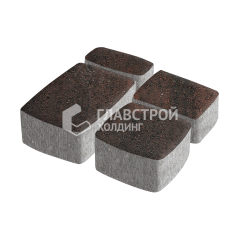 Тротуарная плитка Классика 4 камня, кармен, 4 см