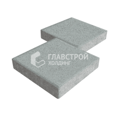 Тротуарная плитка Квадрат 300х300х60, серая