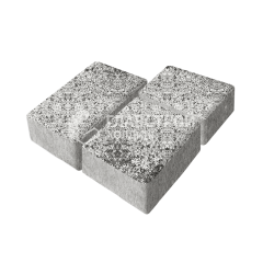 Тротуарная плитка Лэндхаус, аляска белая, 6 см