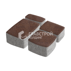 Тротуарная плитка Классика 4 камня, барселона, 6 см